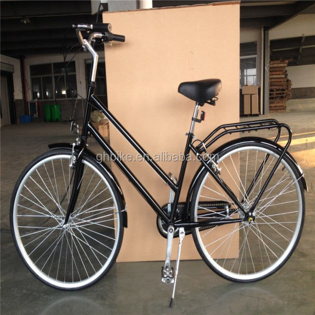 17kg Nero Colore 3 marce City Bike per donne Bicicleta City Bike Donne Bici Black Color