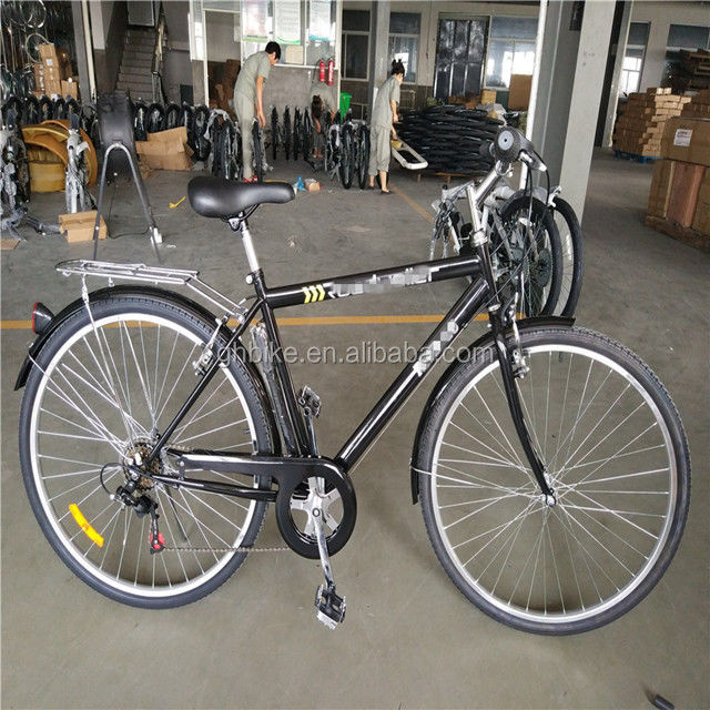 Adult Hybrid Bike 700C 6 Speed Lady City Cruiser Bicicleta con peso lordo di 17 kg