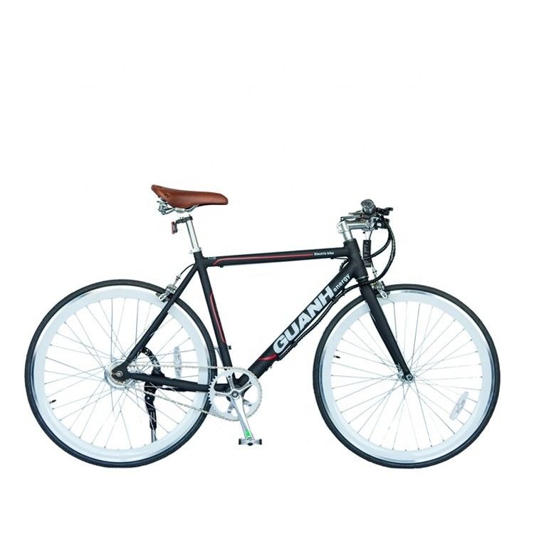 Città 700C 25KM/H CE 36V 8AH Batteria al litio OEM personalizzata 250W Europa Città Single Speed Uomini adulti Bicicleta elettrica a batteria nascosta