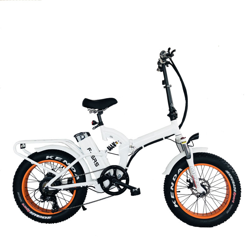 20&quot; Full Suspension Electric Snow Bike con batteria da 48V 21AH e motore posteriore da 1000W Bafang