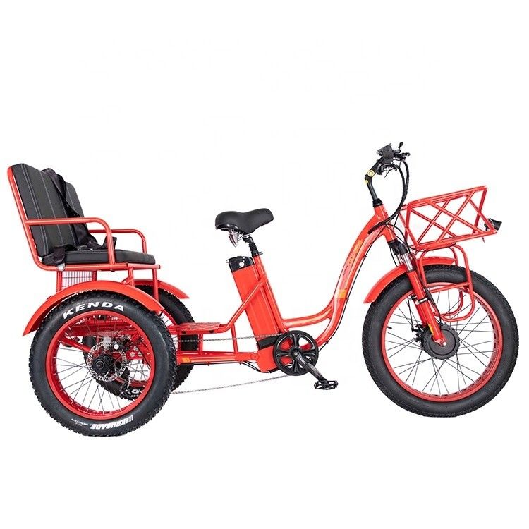 50-70 km chilometraggio 48V 1000W 50KM/h 3 ruote triciclo elettrico per passeggeri e merci