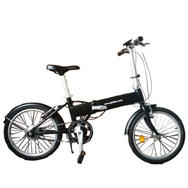 16 &quot;Mini bicicletta pieghevole con 24V 250W motore e 10AH batteria al litio ingranaggi single velocità