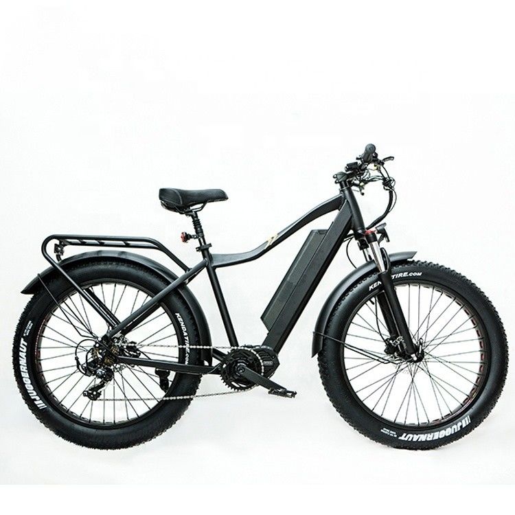 500watt 17AH Batteria 8Fun Medio Motore M600 26&quot; 4.0 pneumatici da neve Bici elettrica di montagna
