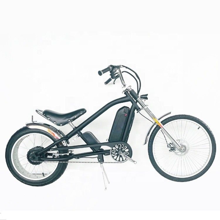 24&quot;-20&quot; 48V500W 40KM/H Single Speed Adult Chopper Bicicleta elettrica con e pedale ordinario