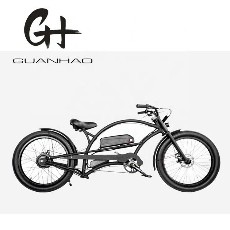 Bicicletta elettrica 24&quot;x3.0 pneumatico 1000W 17AH Hi-Ten Steel Frame 50KM/H Shimano Speed Cruiser