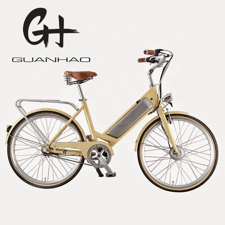 CE EN15194 Certificato di alluminio passo attraverso 26 &quot;Smart Sensor City Bike elettrica per donne