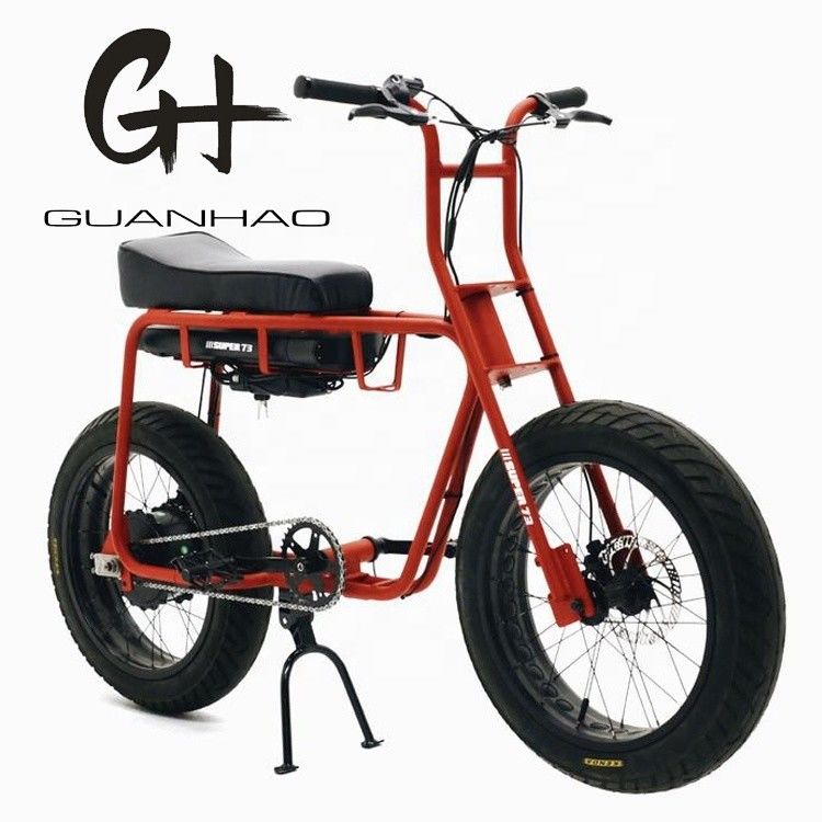 Freno a disco 20 pollici 750w 1000w doppia batteria gomma elettrica grassa mountain bike vintage 2 posti Beach Cruiser Max 50KM/H ebike