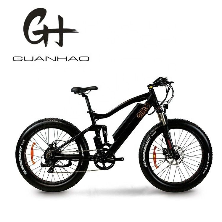 750W Bafang Motor Electric Mountain Bike con Shimanu 7 velocità e pneumatici C 3.0