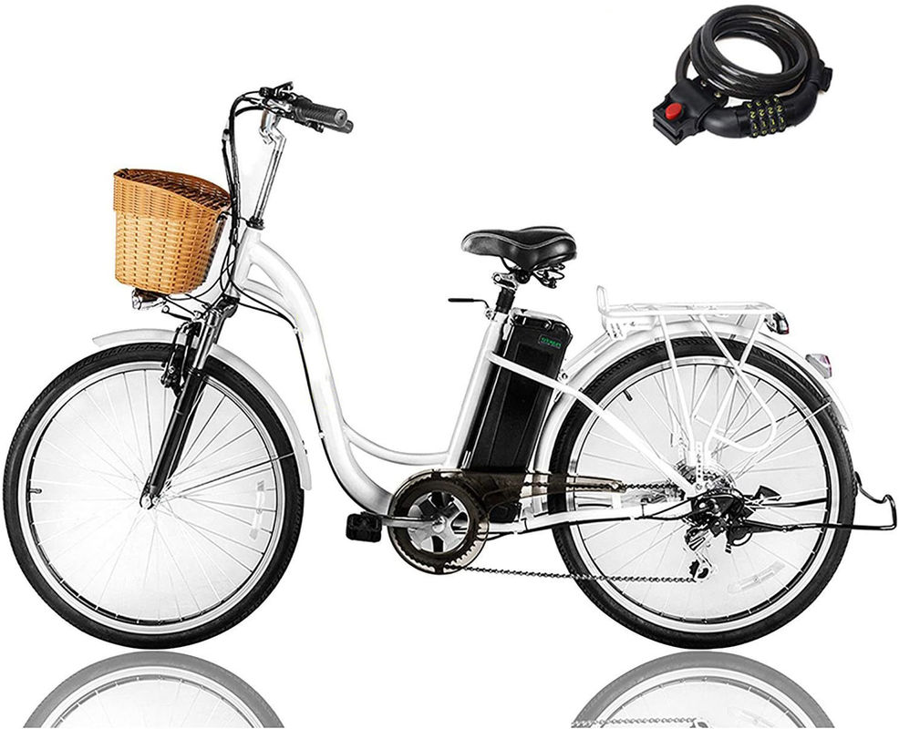 26&quot; Dimensione Ruota 6S 250W E-bike Electric Women City Bike Alimentato da batteria al litio