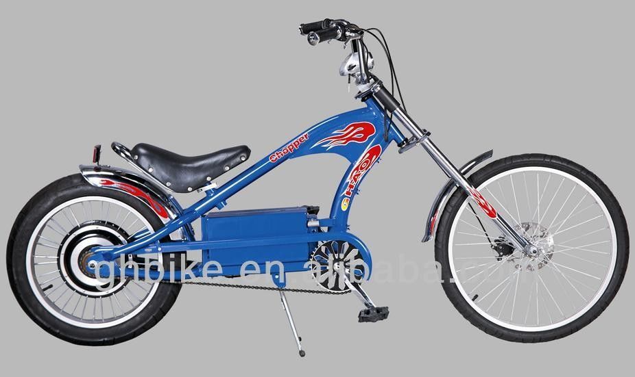 24&quot;-20&quot; Chopper Electric Bike Bicicleta con alimentazione a batteria al litio e freno a disco