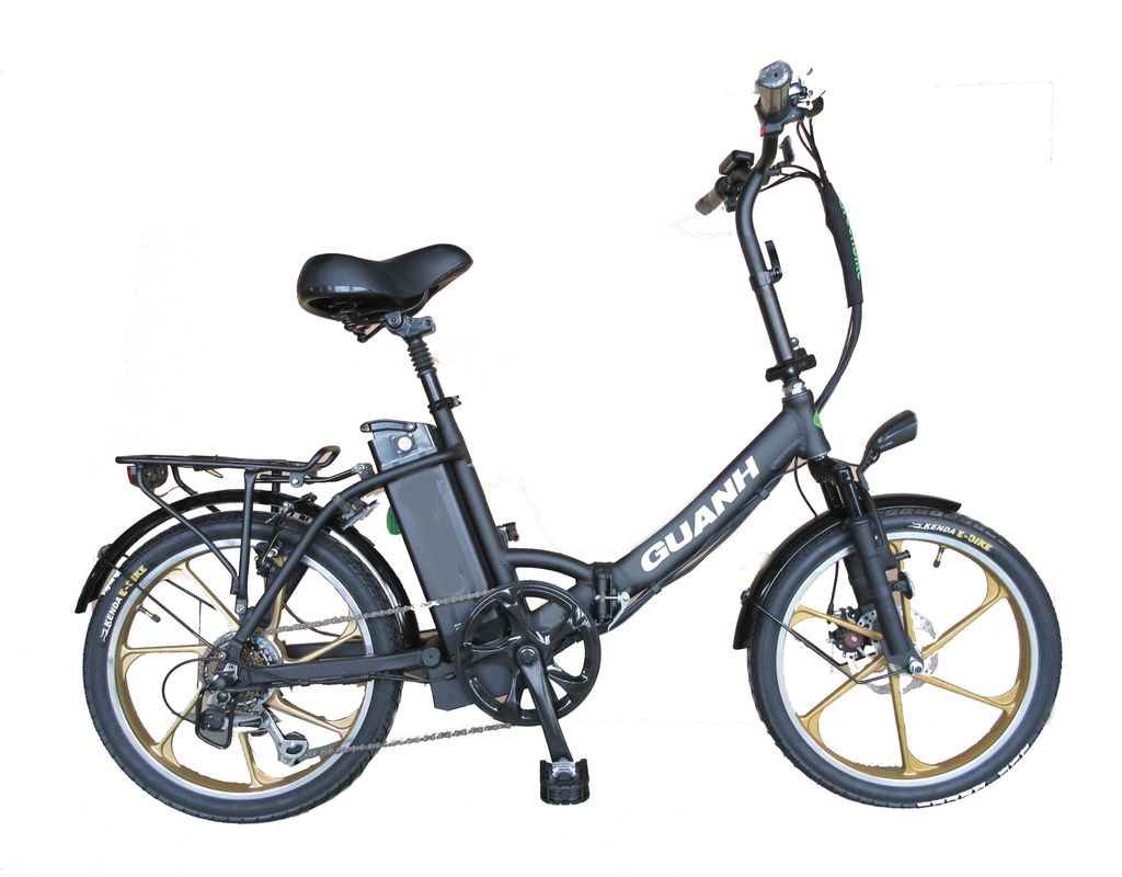 Bicicletta elettrica pieghevole per Israele Green Bike 350W Mag Wheel 36V Voltage 7 velocità ingranaggi