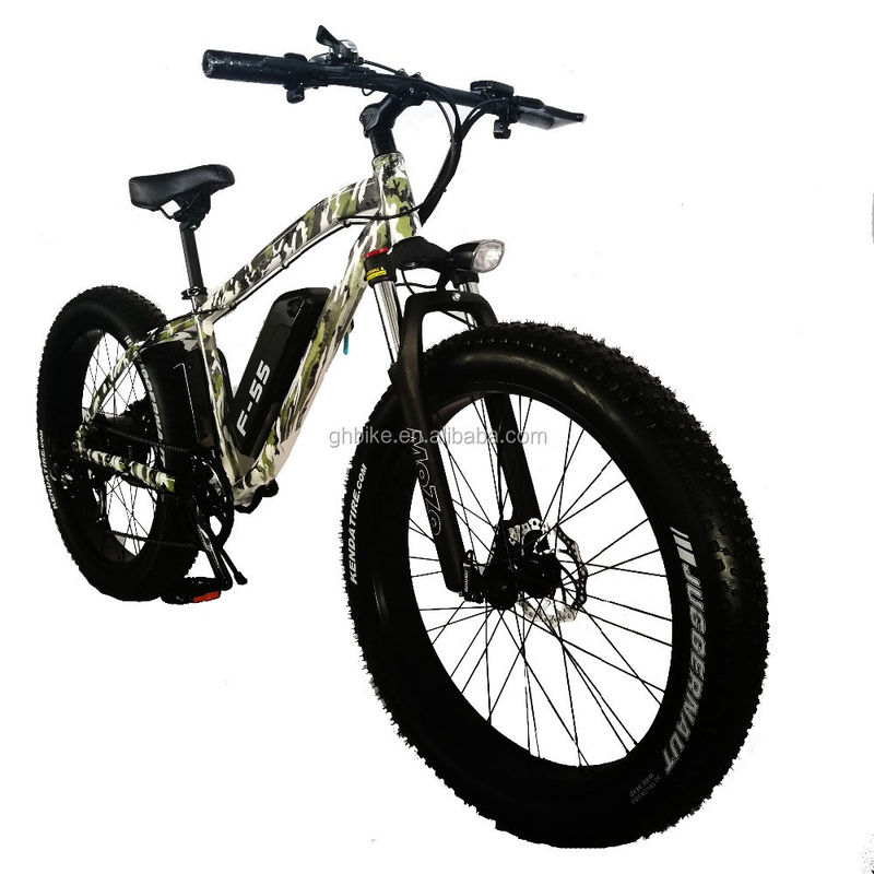 26 pollici 750W Camuffamento Colore Armata Neve Bicicletta elettrica 48V NO Pieghevole