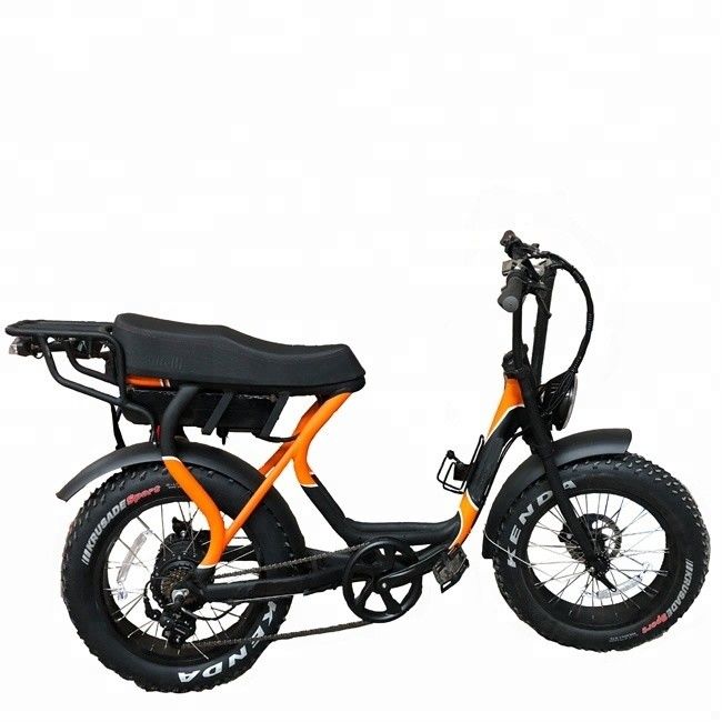 750W Motore senza spazzole Folding Fat E-Bike con gomma da 20 pollici Grande potenza e dimensioni compatte