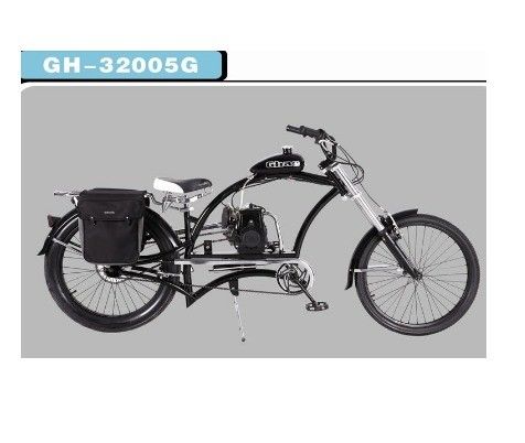 Motor Chopper da 24' 80CC con telaio in lega di alluminio Cool Design USA Standard Motorcycle